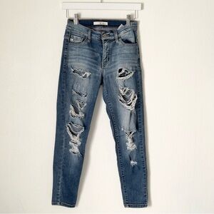 Kancan distressed skinny jeans
